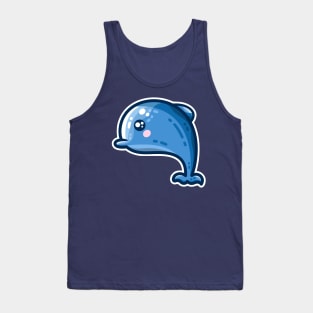 Kawaii Cute Dolphin Tank Top